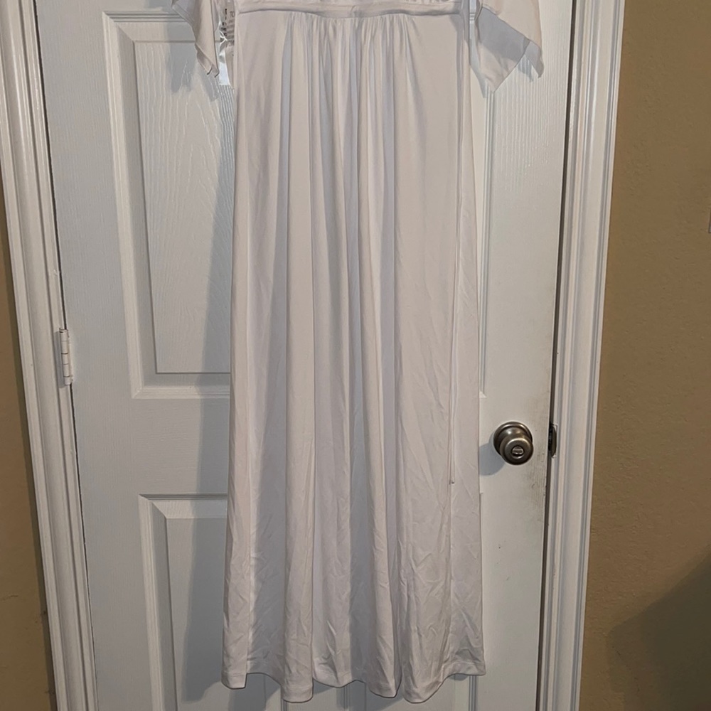Ivory white maxi dress